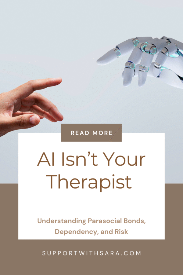 AI Isn’t Your Therapist: Understanding Parasocial Bonds, Dependency, and Risk